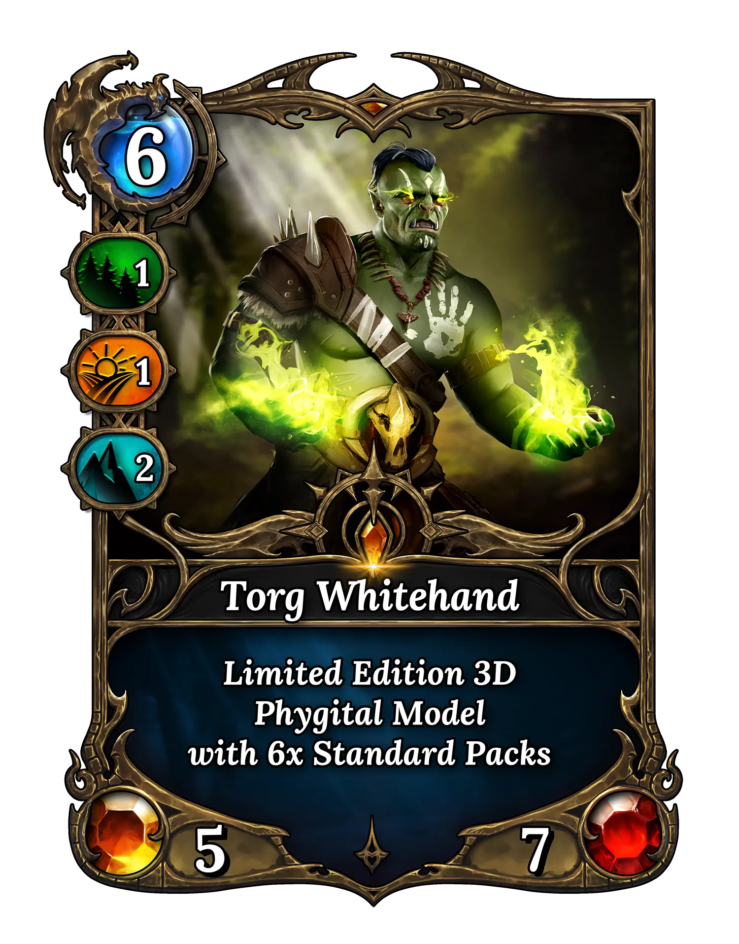 Torg Whitehand - limited genesis collection card 