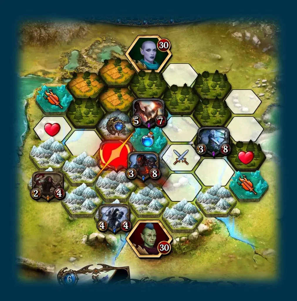 Legends of Elysium - free-to-play fusion of collectible card and board game with no entry barrier